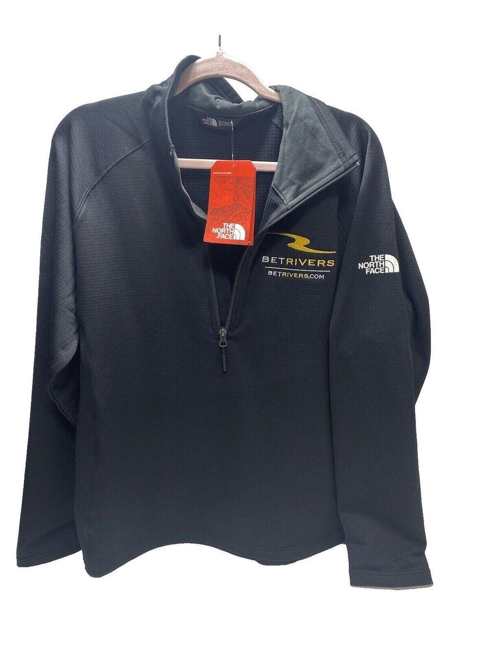The North Face Menâs Long Sleeve Shirt Large Brand Promotional Black Sponsor Top